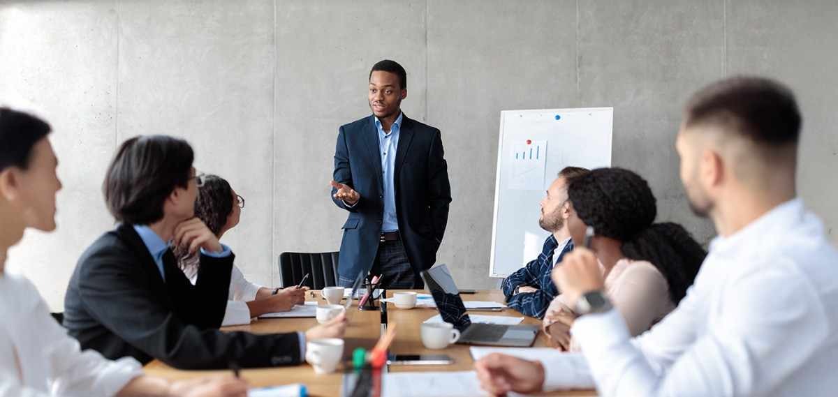 Financial growth visual slide 2