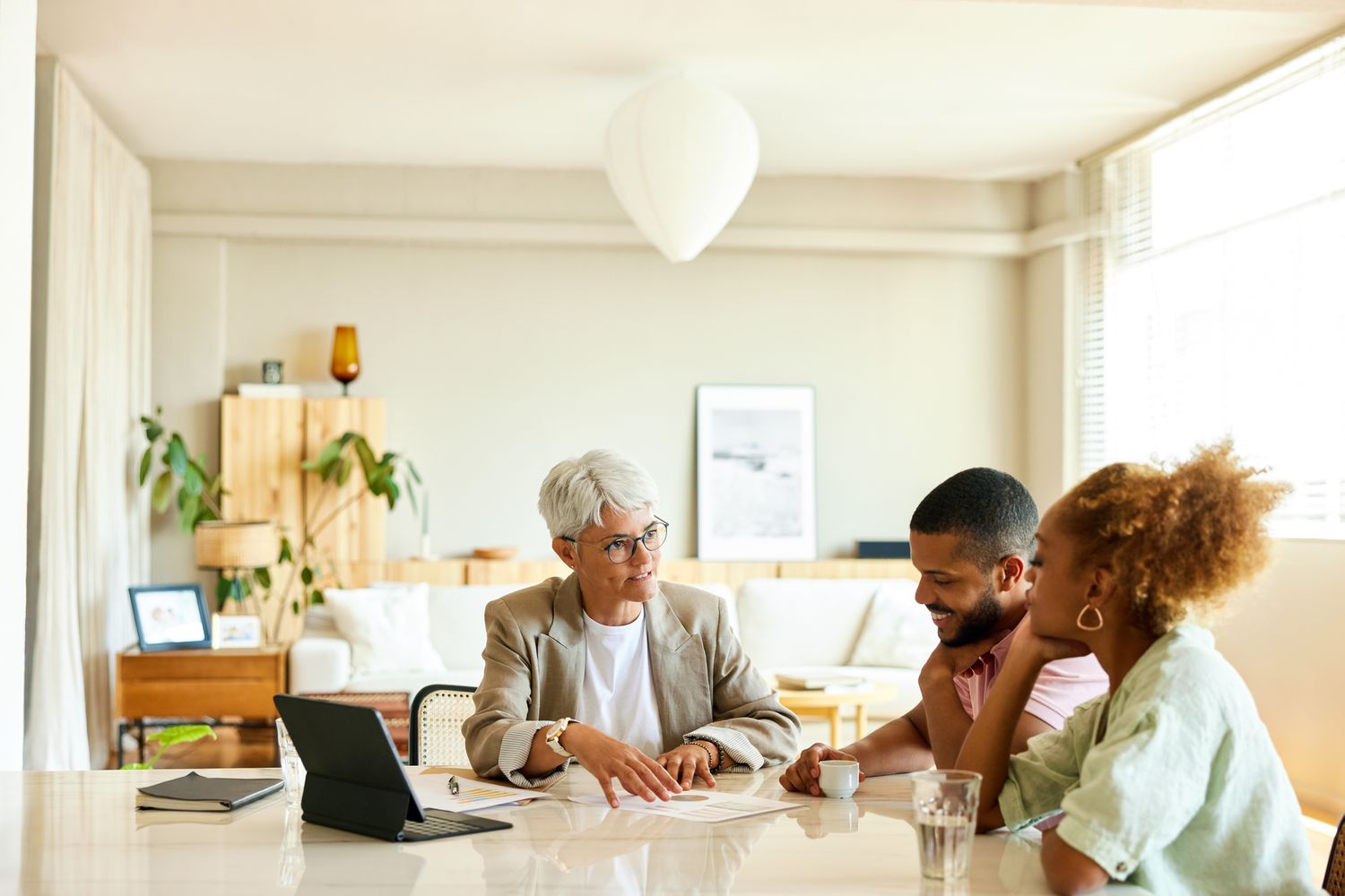 Financial growth visual slide 2